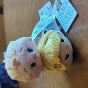 Disney Parks Princess Plush Mini Tsum Tsum Toys (Elsa & Rapunzel)